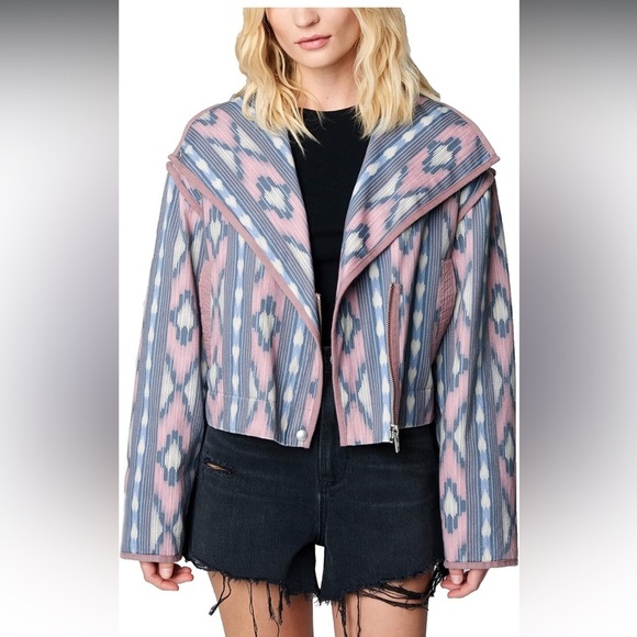 NWT Blank NYC Aztec Printed Jacket - Picture 1 of 8